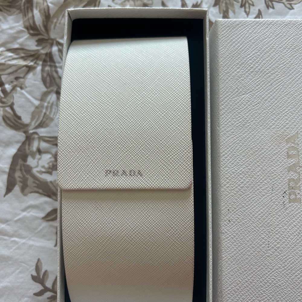 Prada Women's Black Geometric Sunglasses - Picture 11 of 13